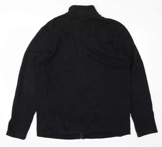 Easy Mens Black Full Zip Jumper Size M