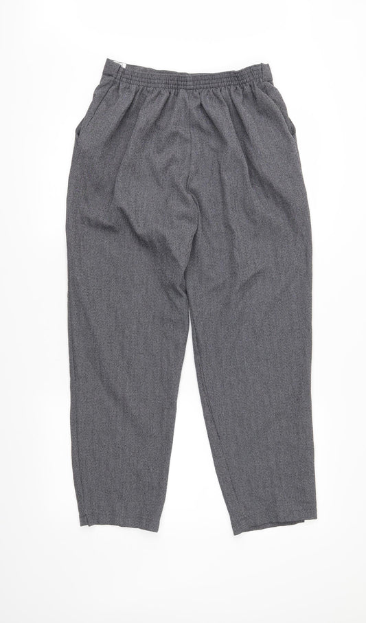 Autonomy Womens Grey Cropped Trousers Size 16 L27 in