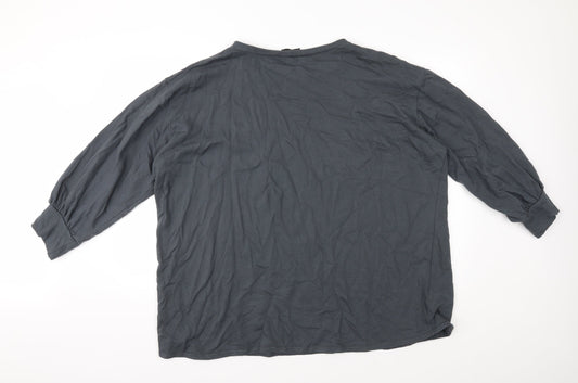 PRETTYLITTLETHING Womens Grey Pullover Jumper Size 14
