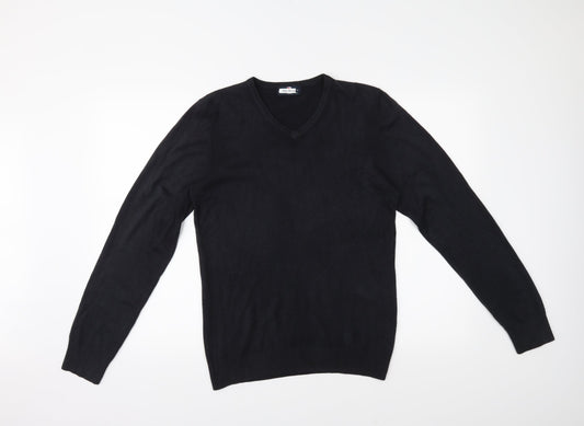 Mens UK Size S Blue Harbour Grey Pullover Jumper