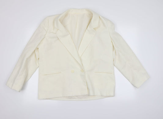 Womens UK Size 16 St michael Yellow Jacket