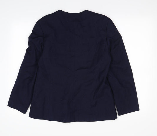 Preworn Womens Blue Jacket Size 10