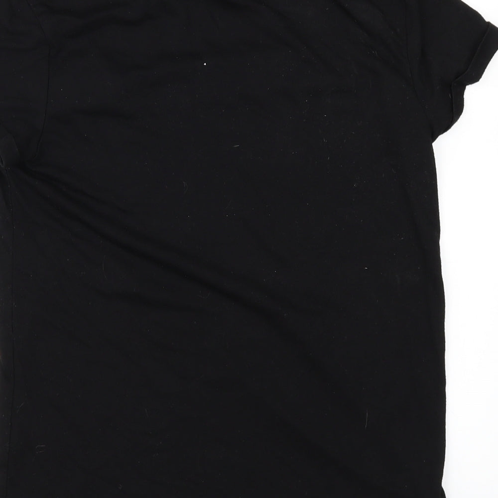 Primark Womens Black Basic Polo Size 8 - Jurassic Park