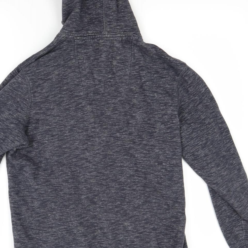 TU Mens Blue Full Zip Hoodie Size S