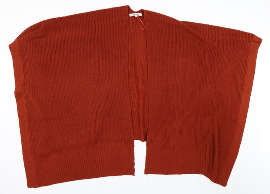 Preworn Womens Orange Wrap Jumper One Size