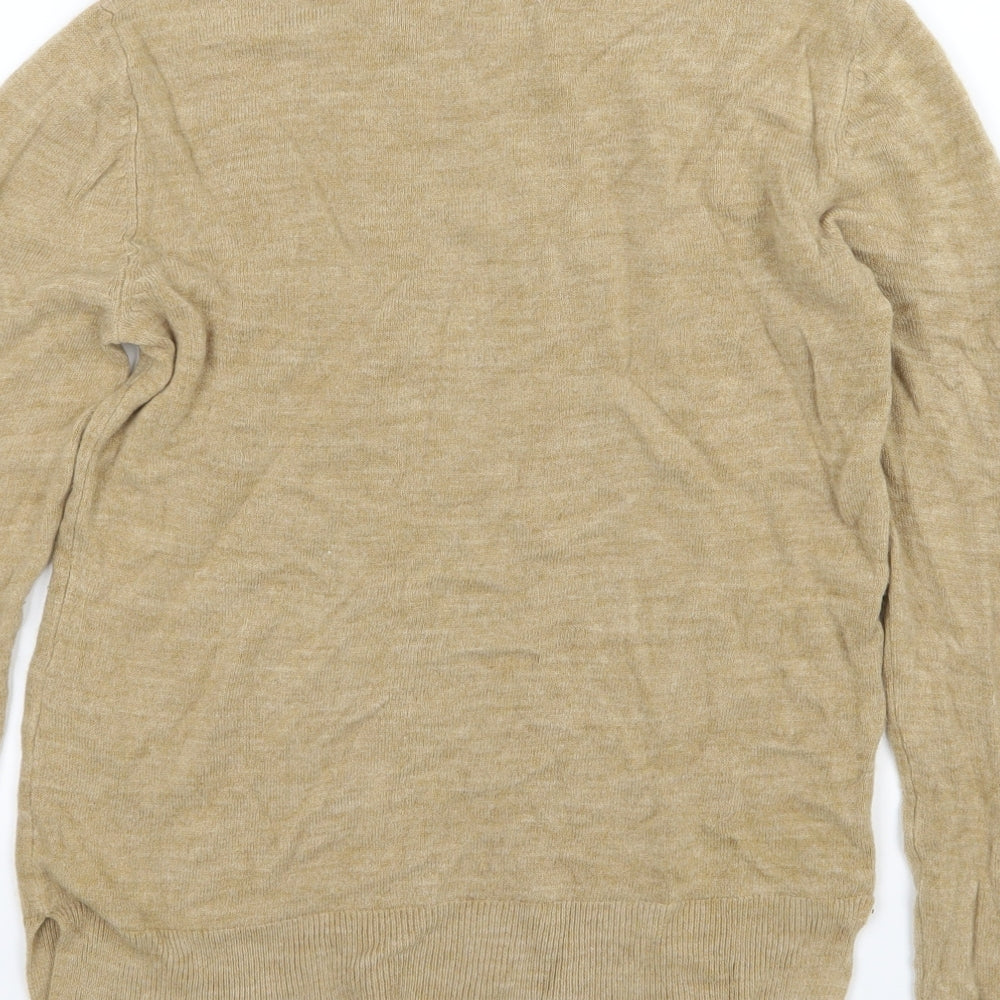 Marks and Spencer Womens Brown Knit Pullover Jumper Size 10