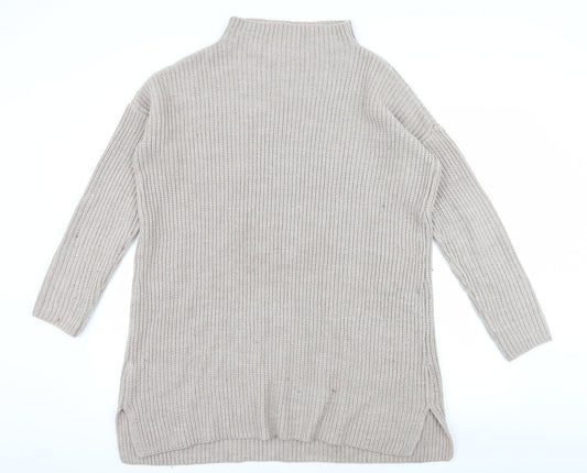 ASOS Womens Grey Knit Jumper Dress Size 8