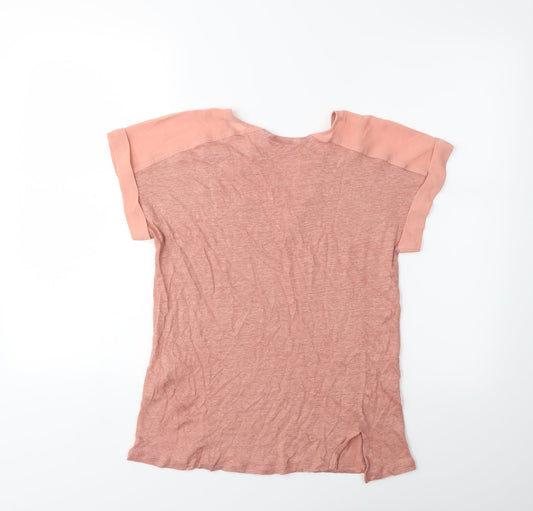 Womens UK Size 10 NEXT Pink Basic T-Shirt