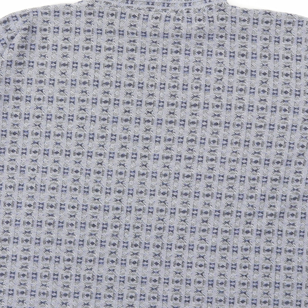 Womens UK Size 10 Nutmeg Blue Basic T-Shirt