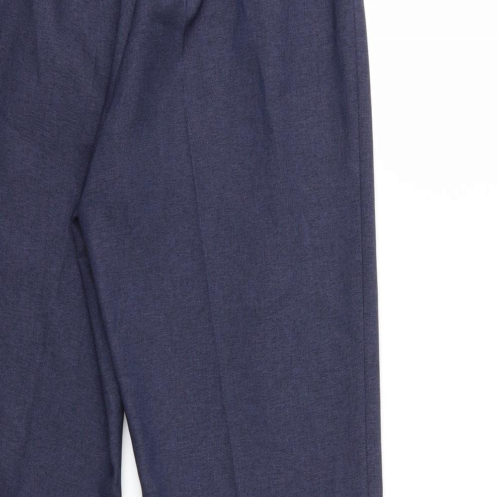 Debenhams Womens Blue Trousers Size 10 L28 in
