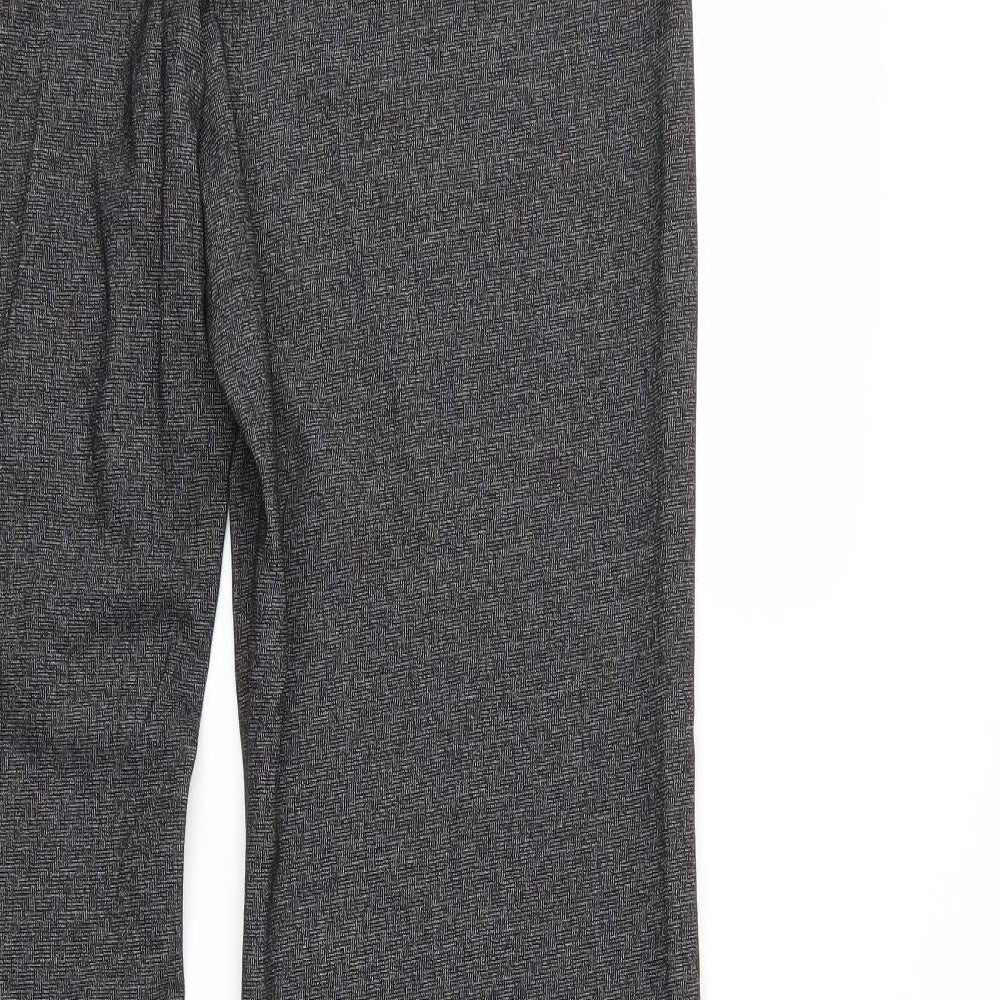 NEXT Womens Black Trousers Size 40 in L30 in