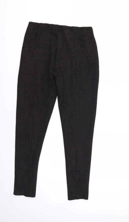 Primark Womens Black Trousers Size 12 L28 in