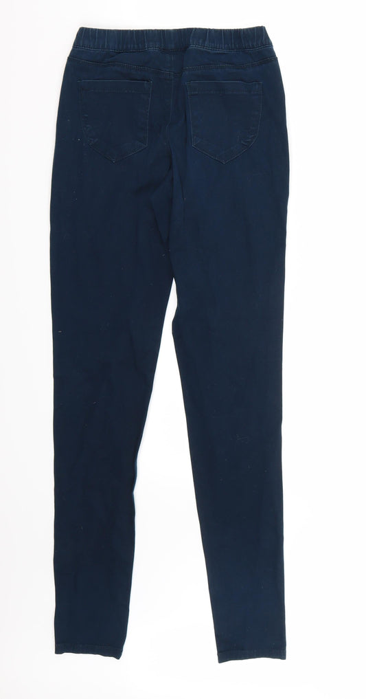 Denim & Co. Womens Blue Skinny Jeans Size 6 L31 in