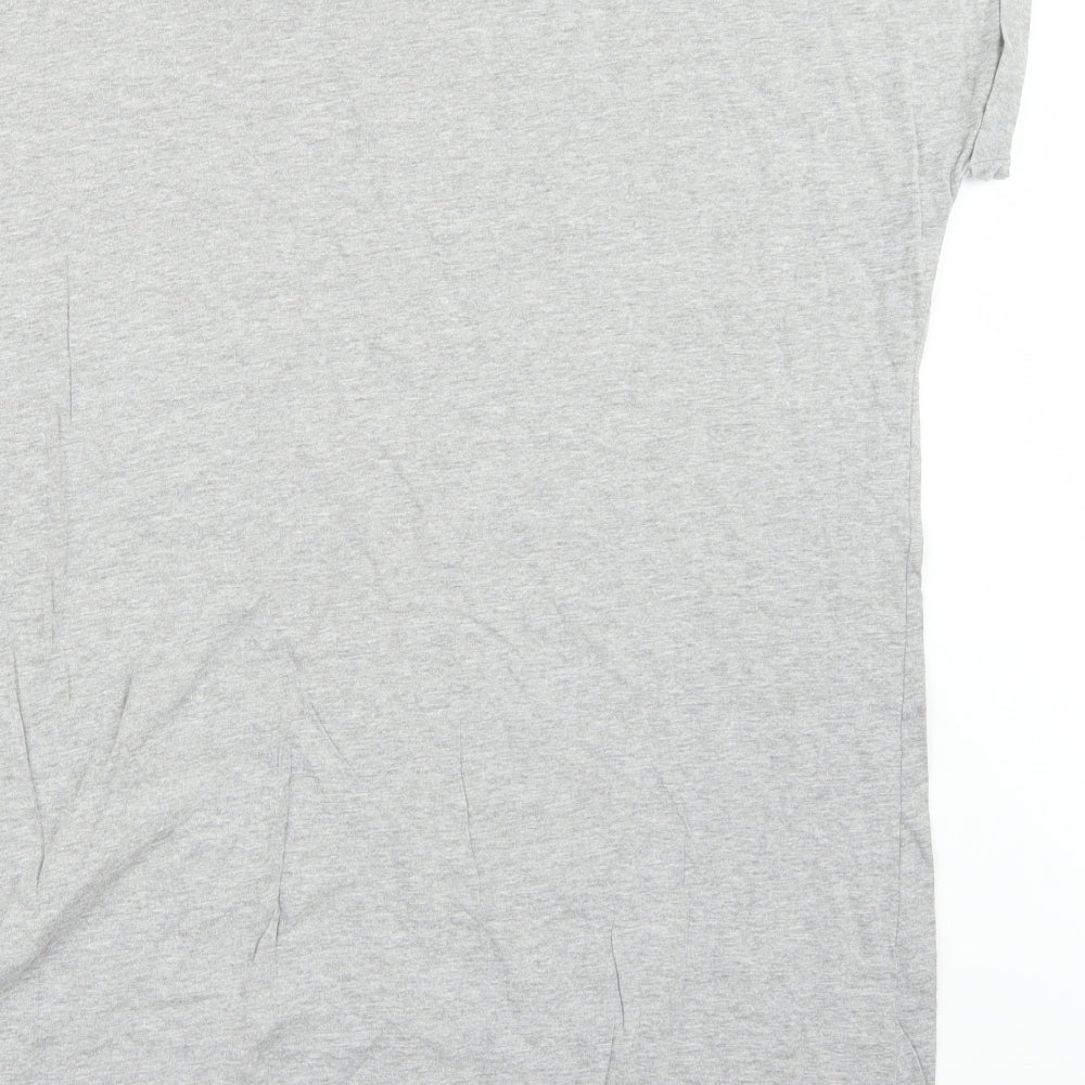 Womens UK Size 6 ASOS Grey Basic T-Shirt