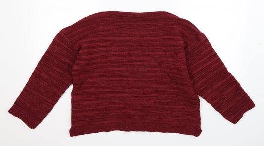 Sweater Shop Womens Brown Knit Pullover Jumper Size L