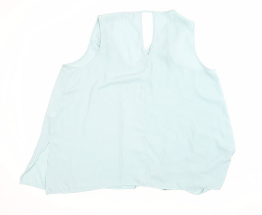 George Womens Green Basic Tank Size 20