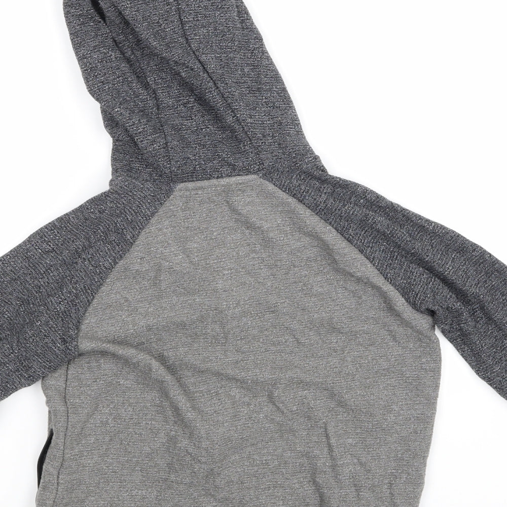 Nutmeg Boys Grey Full Zip Hoodie Size 5-6 Years