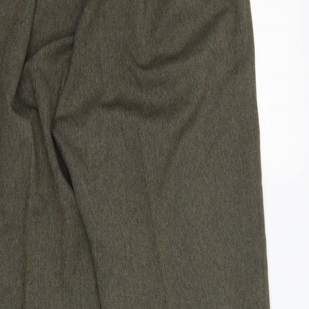 BM Womens Green Dress Pants Trousers Size 16 L22 in