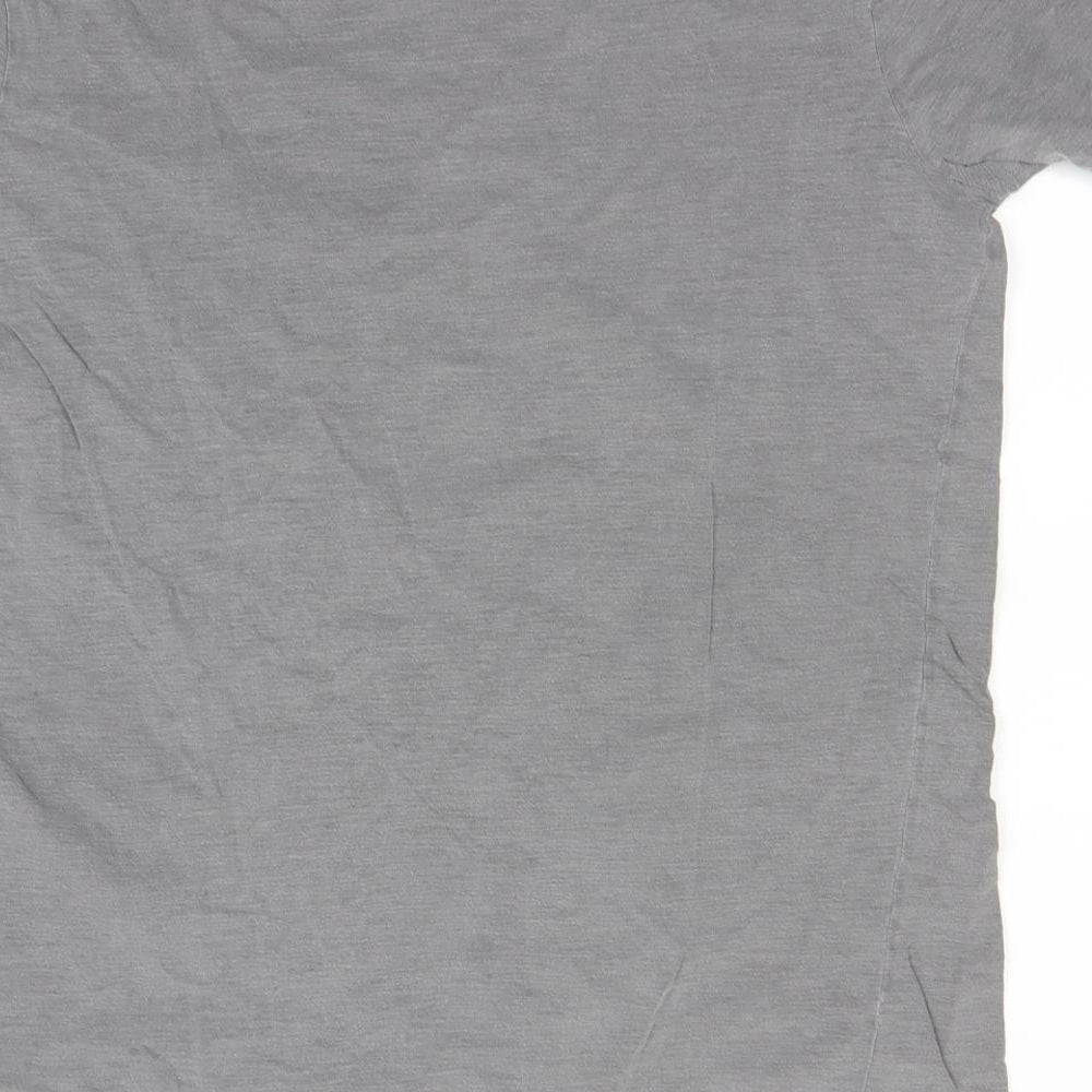Womens UK Size M Mossimo Grey Basic T-Shirt