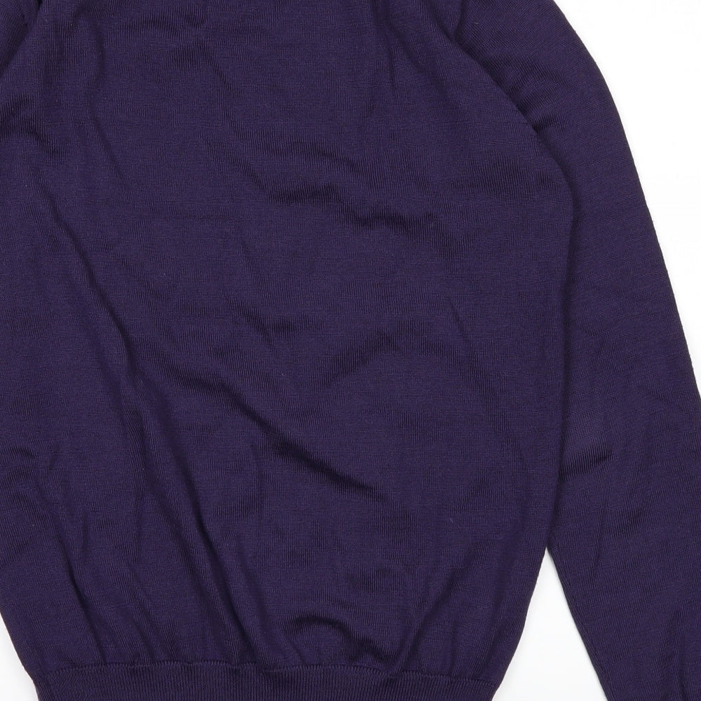 kanzler Womens Purple Pullover Jumper Size S