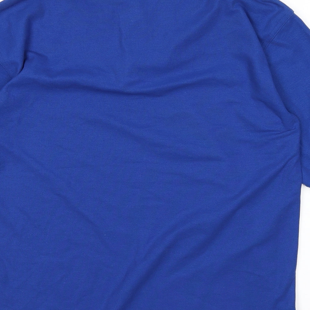 BLUE MAE Boys Blue Basic Polo Size 13 Years
