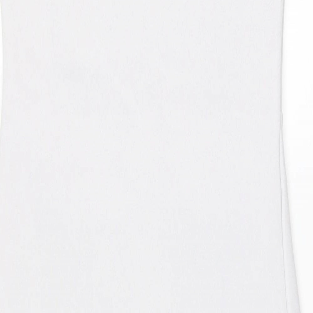 Glamour Babe Womens White Pencil Dress Size 8