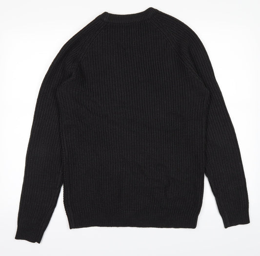 Selected Womens Black Pullover Jumper Size S