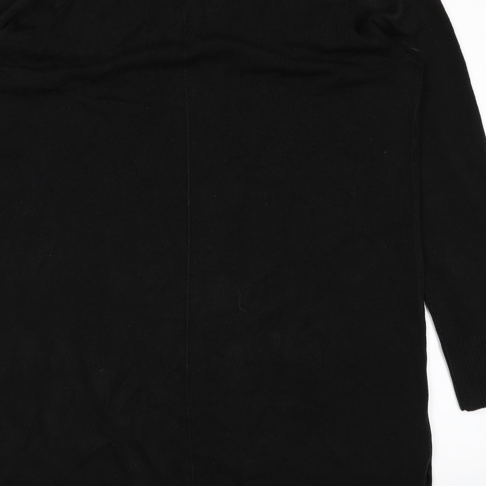 TU Womens Black Basic T-Shirt Size 6