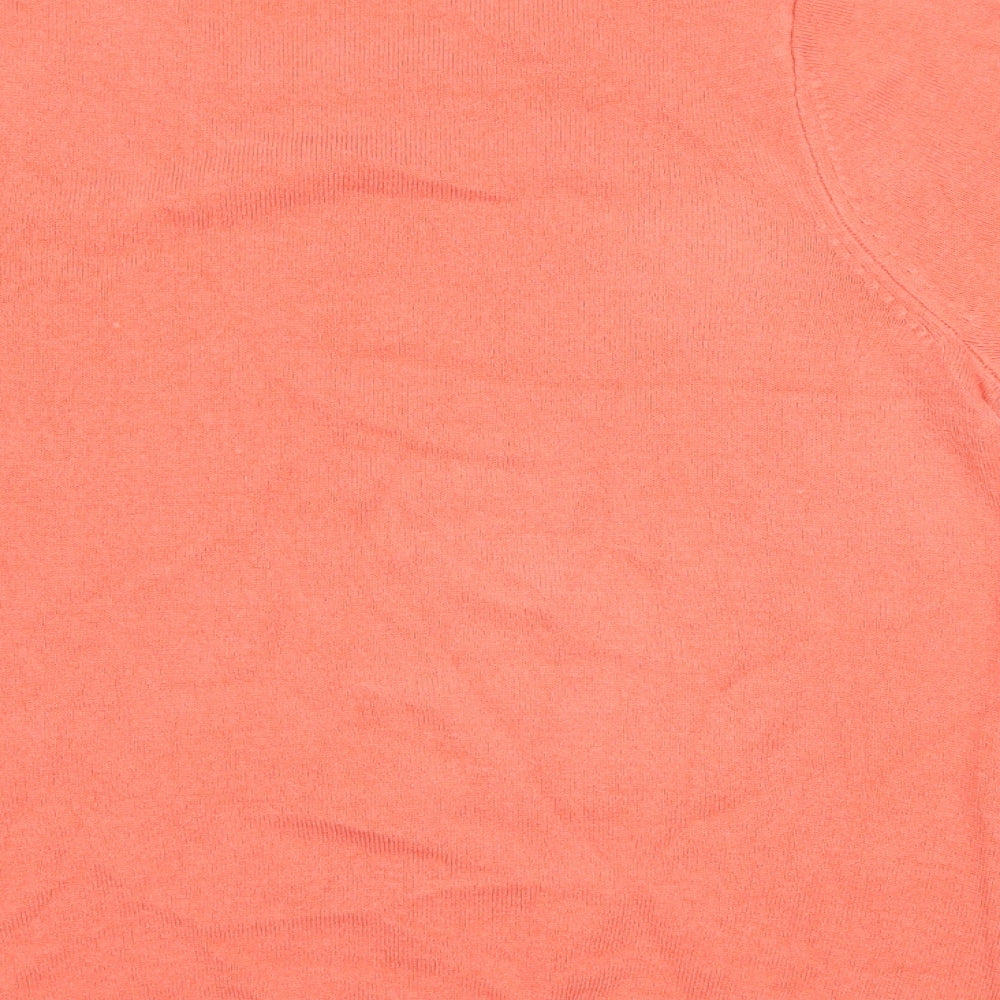 Womens UK Size 8 Marks and Spencer Pink Basic T-Shirt