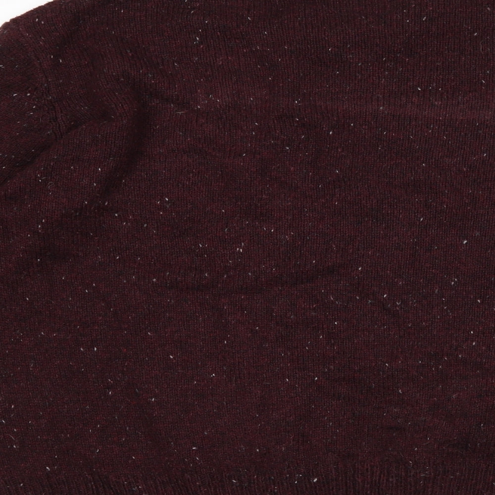 Cedar Wood State Mens Purple Pullover Jumper Size M