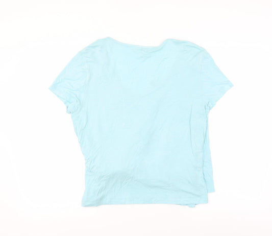 Lakeland Womens Blue Basic T-Shirt Size 18