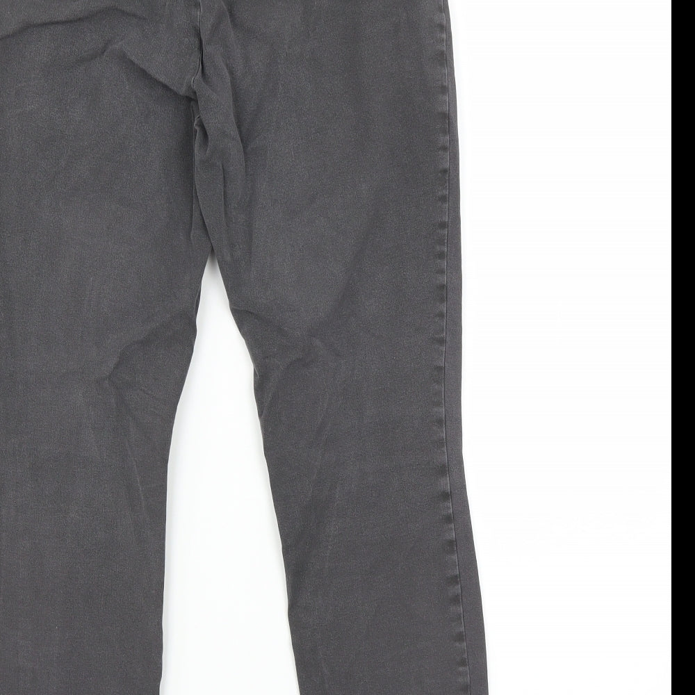 Gap Womens Grey Chino Trousers Size 8 L24 in
