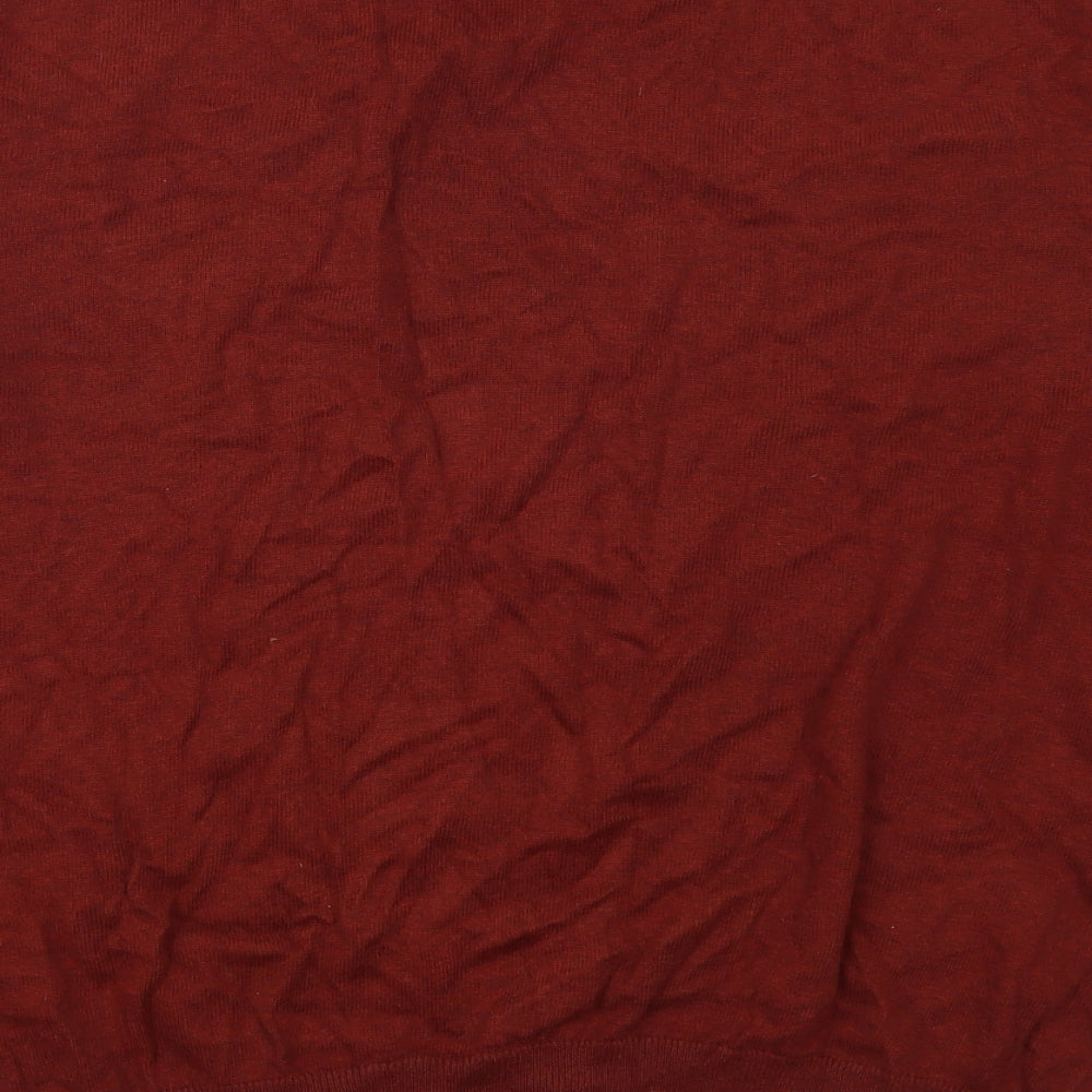 Jeff Banks Mens Red Pullover Jumper Size XL