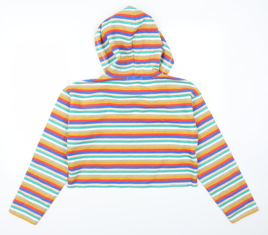 Womens UK Size S FOREVER 21 Multicoloured Pullover Hoodie
