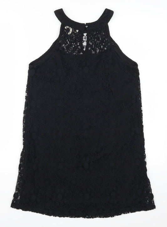 Monteau Womens Black Lace Mini Size S