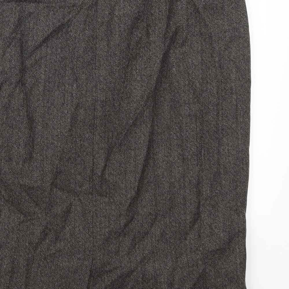 Elie Tahari Womens Brown Straight & Pencil Skirt Size 29 in
