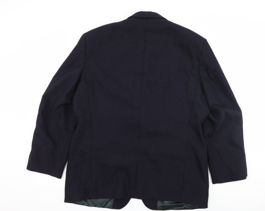 Mens UK Size XL Preworn Regular Blue Suit Jacket