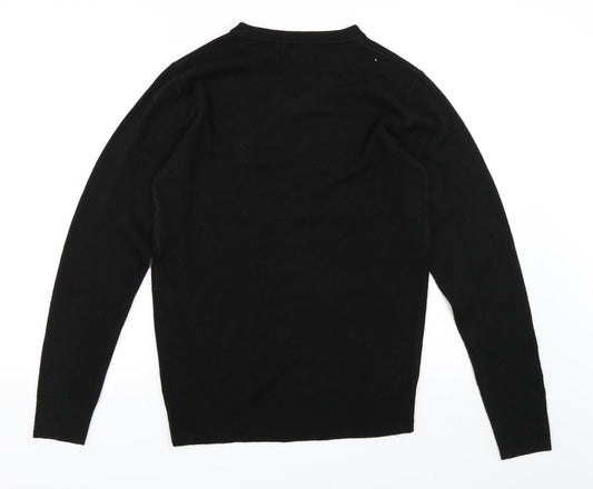 Matalan Mens Black Pullover Jumper Size S