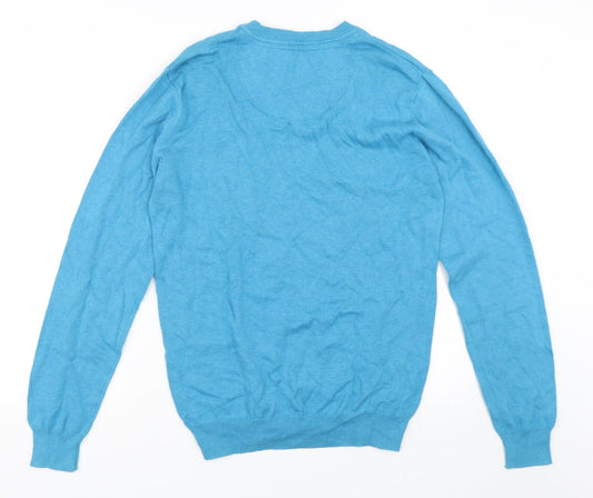 Sandstone Mens Blue Pullover Jumper Size S