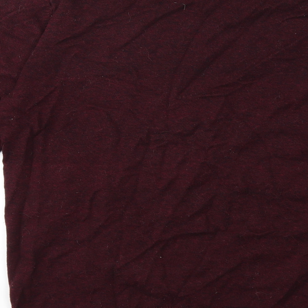 Easy Mens Red Knit Pullover Jumper Size M