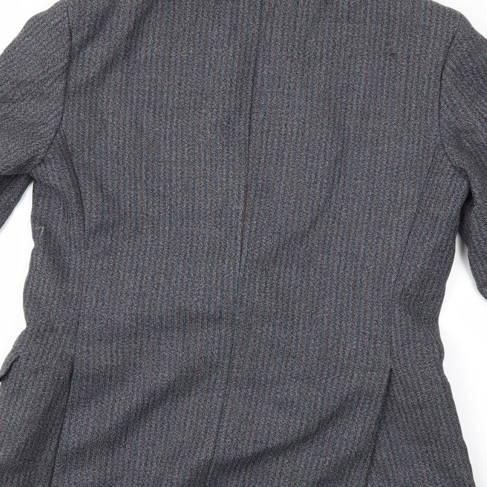 Mens UK Size 38 Preworn Regular Grey Suit Jacket