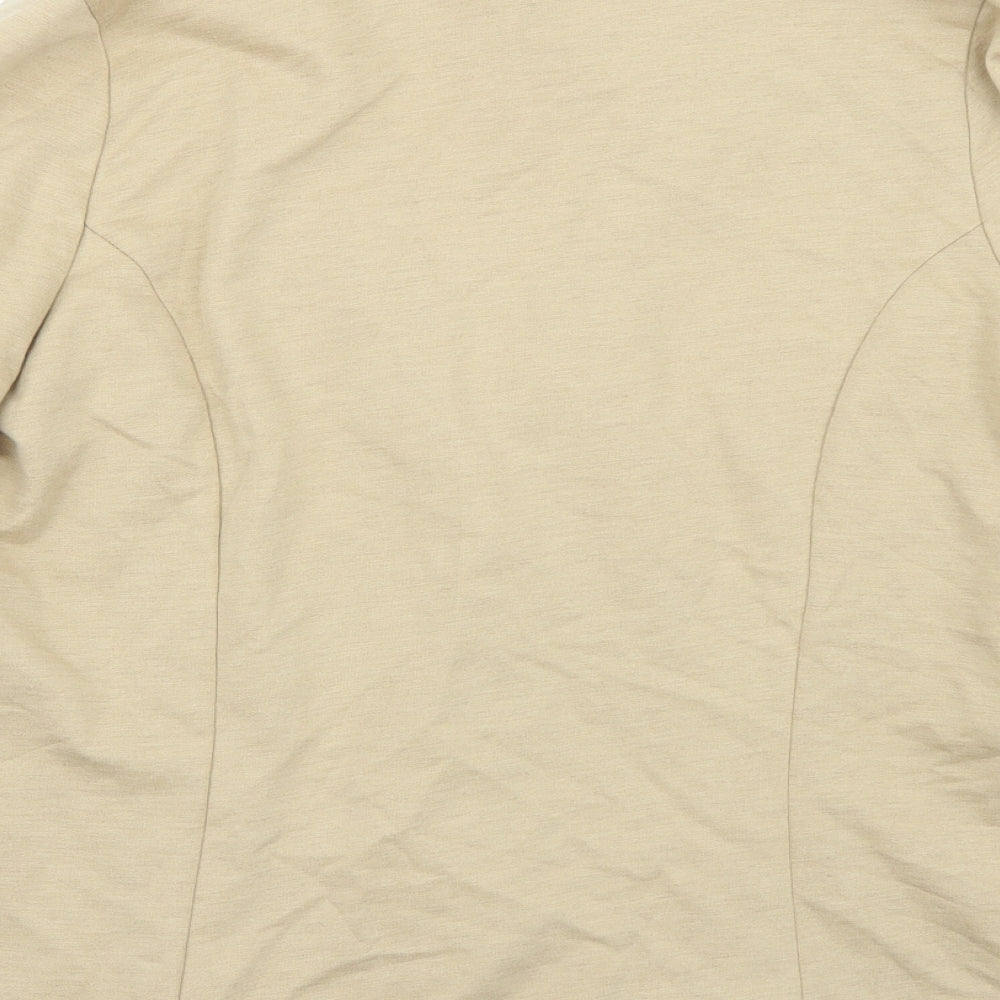 Papaya Womens Beige Jacket Coat Size 16