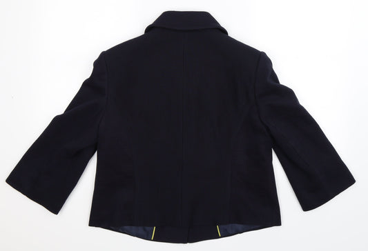 Marks and Spencer Womens Blue   Jacket Blazer Size 14
