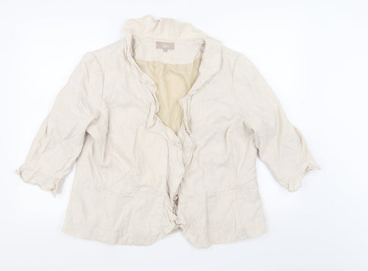 Womens UK Size 20 Soon Beige Jacket