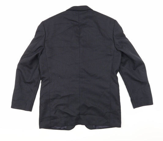 Hugo James Mens Blue Jacket Suit Jacket Size 40