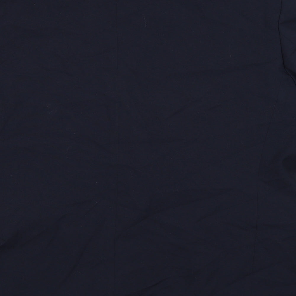 Mens UK Size 44 Essentials Regular Blue Suit Jacket