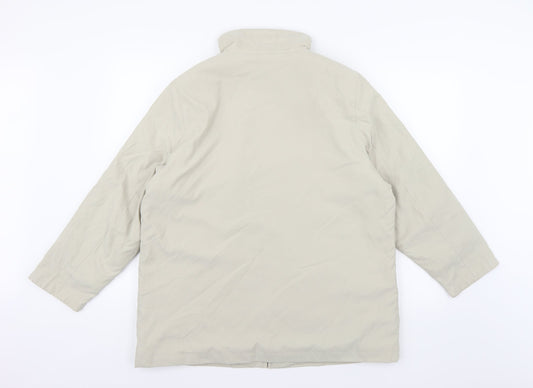 Womens UK Size M Bonmarché Ivory Overcoat