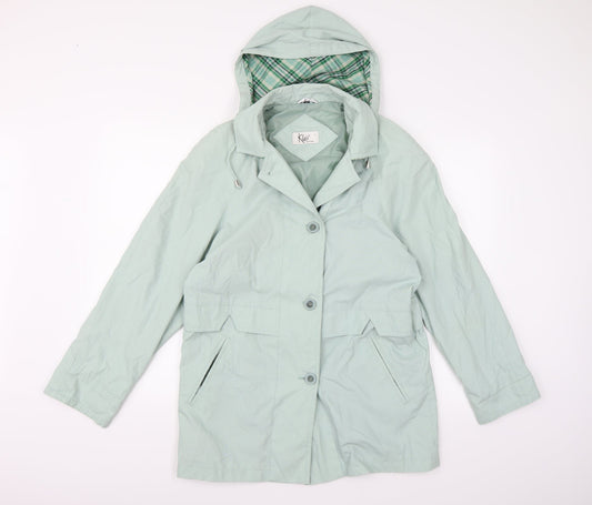 Womens UK Size 10 Klass Collection Blue Overcoat