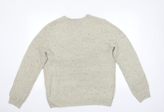 Cedar Wood State Mens Beige Jumper Size L