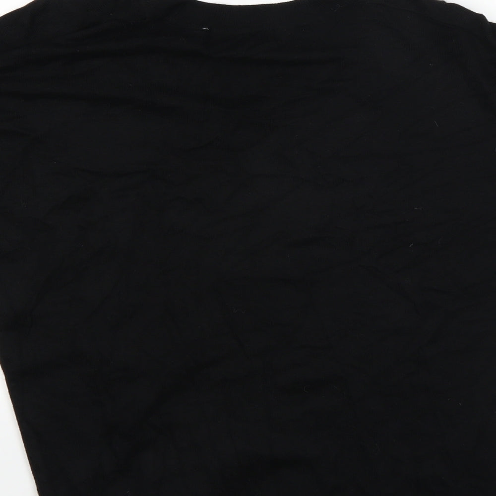 F&F Womens Black Pullover Jumper Size 12